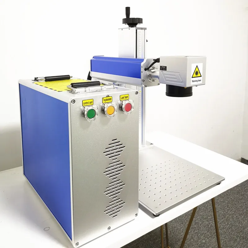 30 Вт Raycus волоконная лазерная маркировочная машина маркировка по металлу