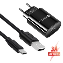 3.1A Fast Phone Charger For OPPO Find X3 X2 Neo Lite Reno 6 5 4 3 Pro 5G Xiaomi Huawei Samsung Type-C USB C Plug Charger Cable