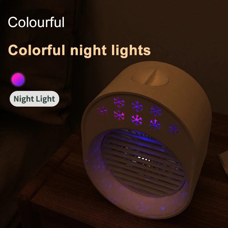 Воздушный кулер 3 скорости USB-вентилятор настольный мини-кондиционер с ночной