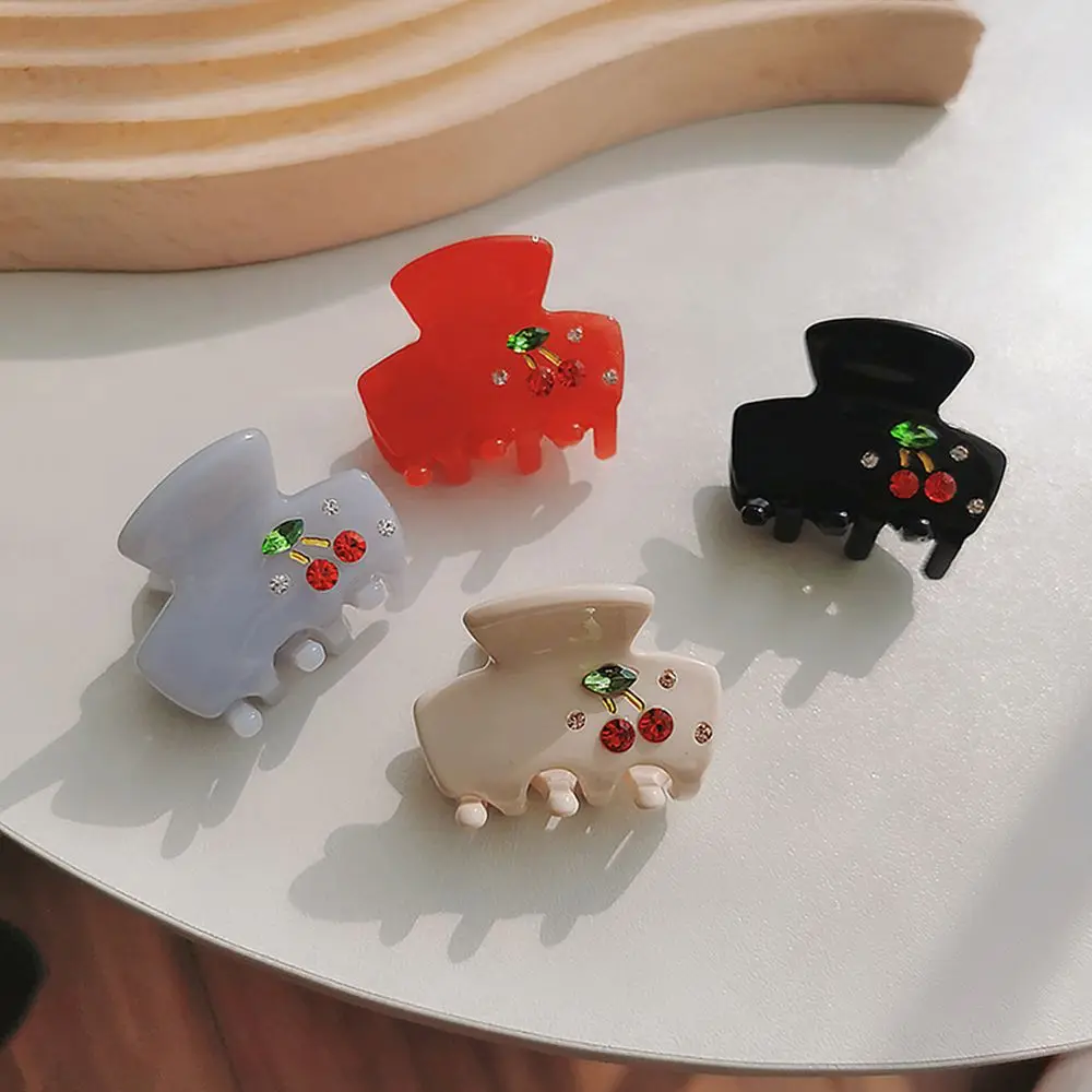 

2022 Винтажные заколки Стразы в виде вишни, шпильки для волос, головные уборы для женщин и девушек, романтические украшения в эстетике