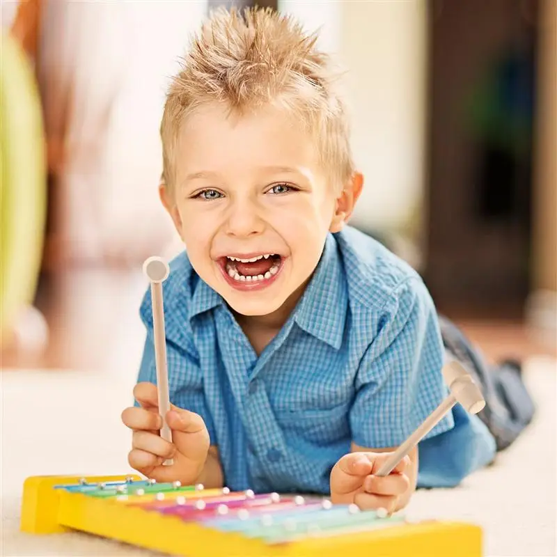 

30pcs Wooden Hammers Portable Mini Size Lightweight Educational Toys Beat Toys for Toddlers Teens