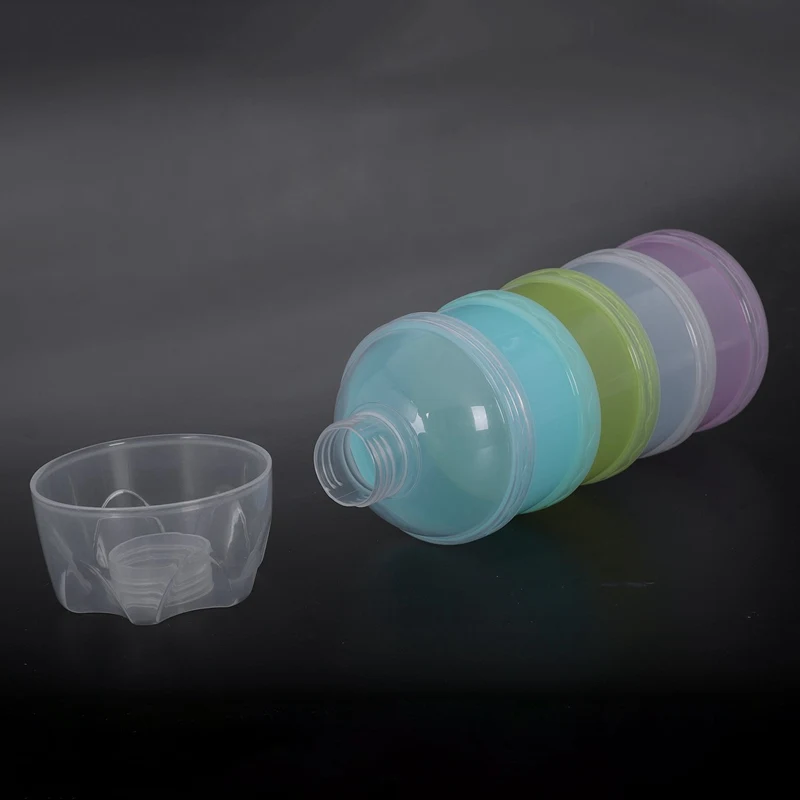 4 слоя Миксер для сухого молока чехол с дозатором молочной смеси детская