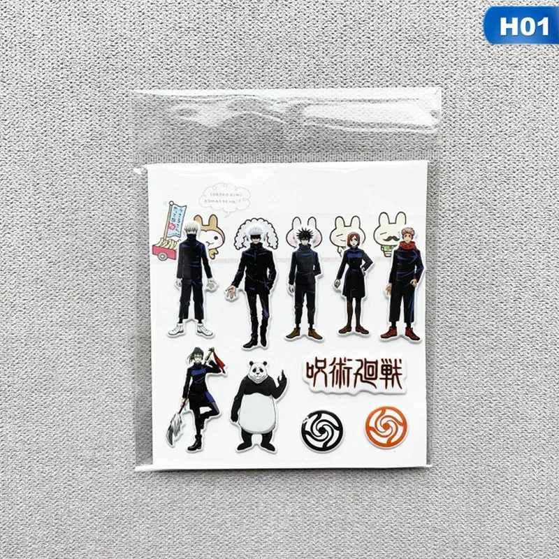 

Anime Stickers Cartoon Decorative for Jujutsu Kaisen Yuji Itadori Fushiguro Megumi Kugisaki Nobara Satoru Doodle Stickers Kids
