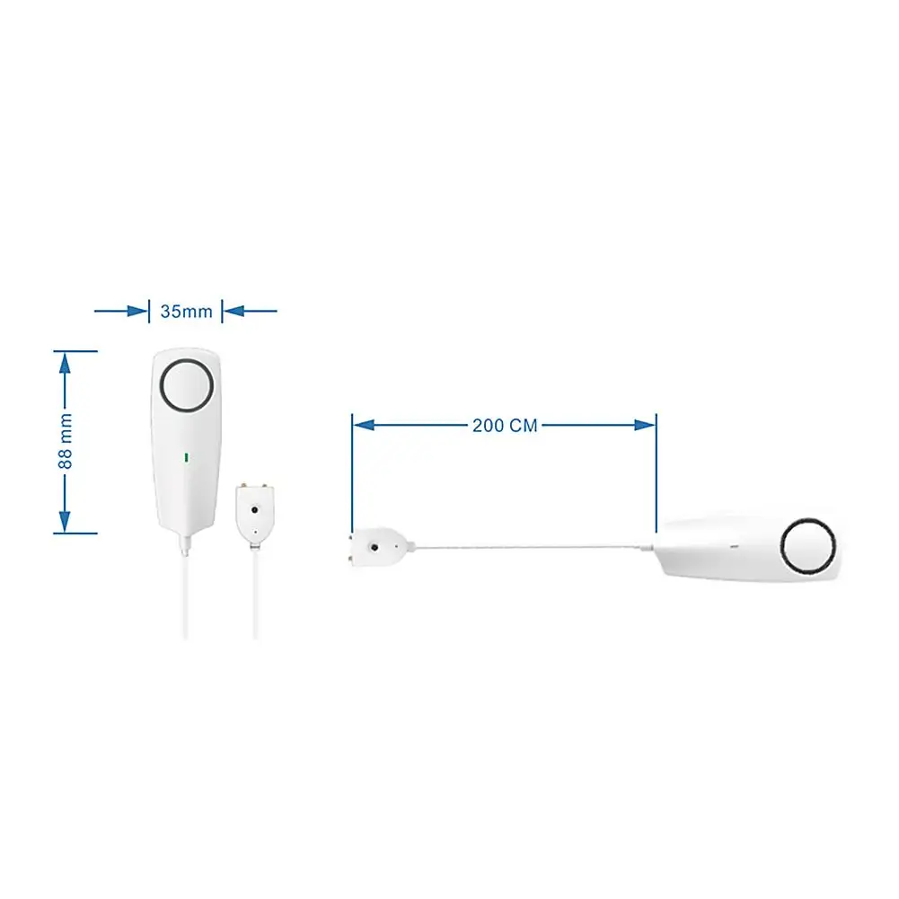 

WiFi Water Leakage Detector Alarm Mobile Phone APP Remote Control Water Flooding Sensor For Tuyaadjustable alarm sound