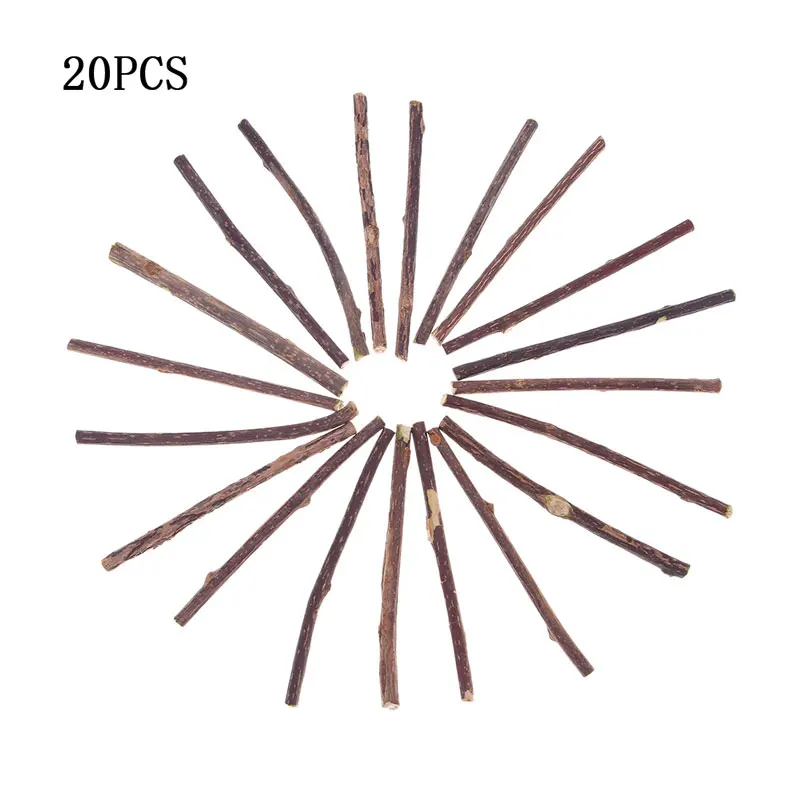 

5/10/15/20pcs Pure Natural Catnip Pet Cat Toy Molar Toothpaste Branch Cleaning Teeth Silvervine Cat Snacks Sticks Pet Supplies
