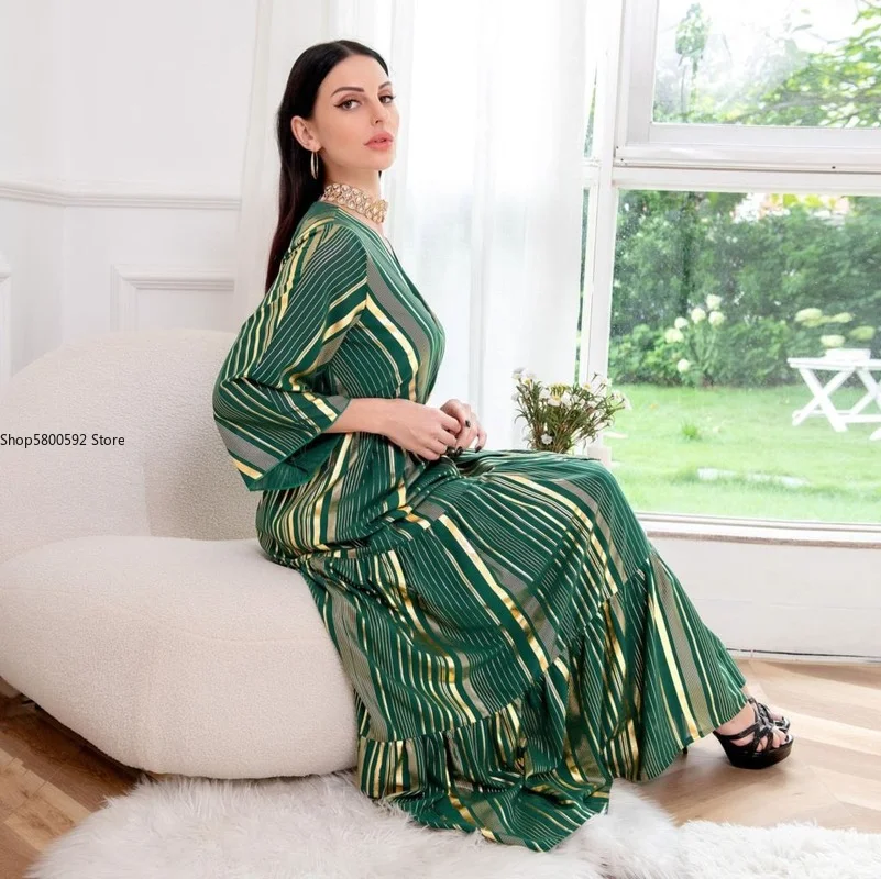 Vestido Longo Abaya Dubai Arabic Muslim Long Dress For Women Robe Longue Femme Musulmane Kaftan Morocco Turkey Islam Clothing