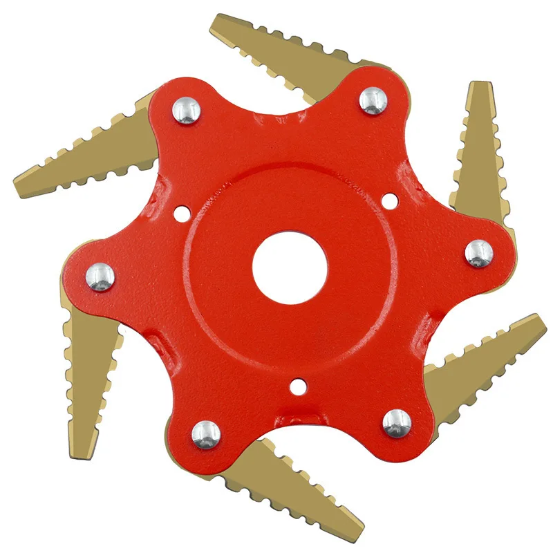 Новая Головка триммера 6 зубьев 1 шт. лезвие для кустореза садовая часть стрижки