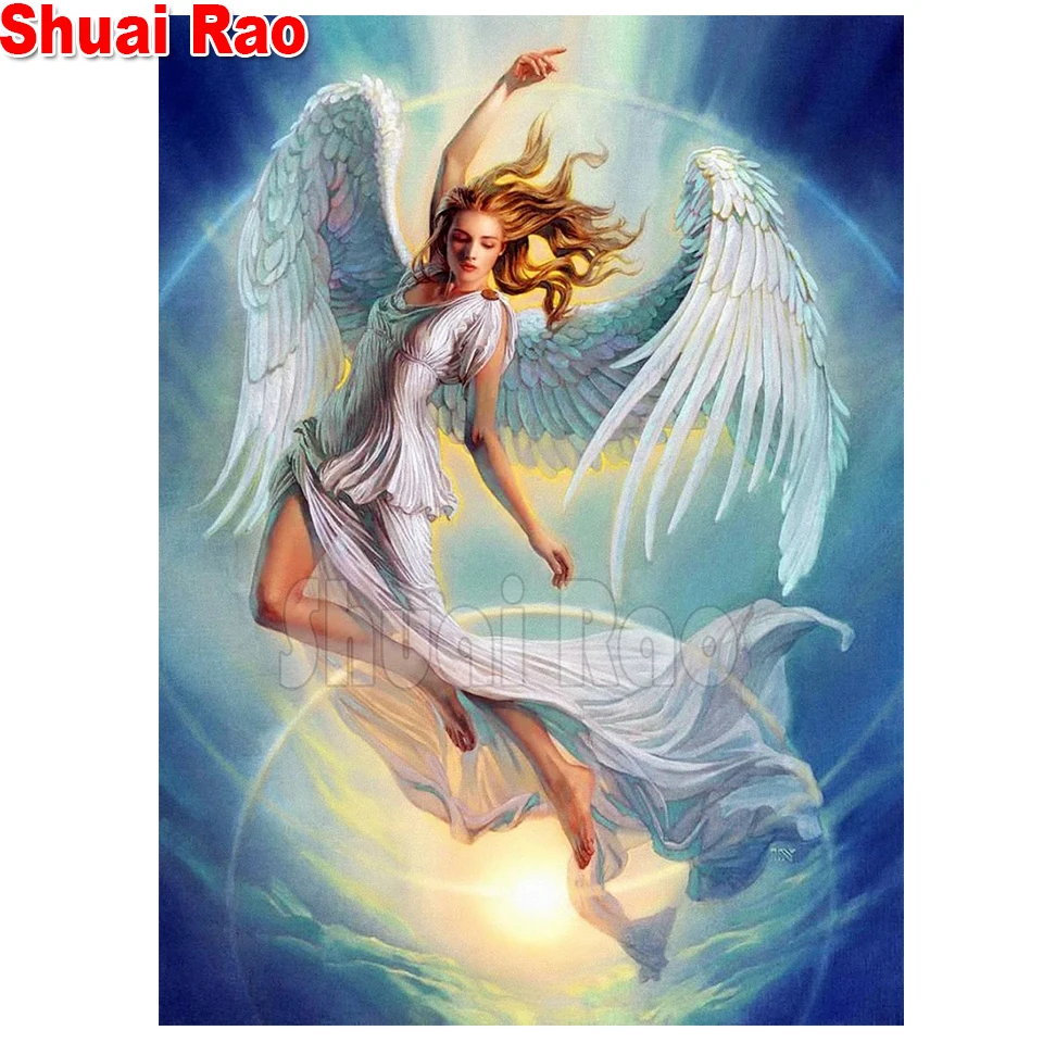 

Фантазия мир Алмазная картина полный квадратный круглый дрель мультфильм Ангел мозаика needlwork алмазное искусство вышивка ручной работы гор...