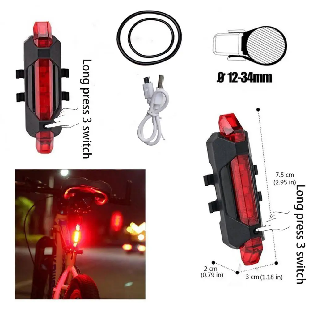 

BIKEONO 1200 Lumens Bicycle Light Bike Headlight LED Taillight USB Rechargeable Flashlight MTB Cycling Lantern For Bicycle Lamp