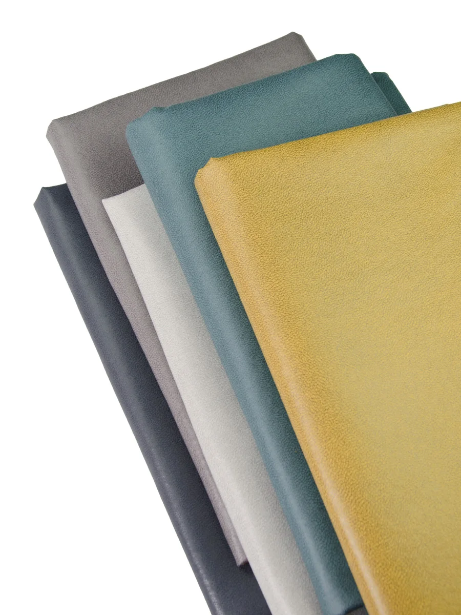 

Width55''Litchi Patterned Imitation Leather Waterproof Technology Fabric By The Yard For Bay Window Cushion Sofa Pillow Material