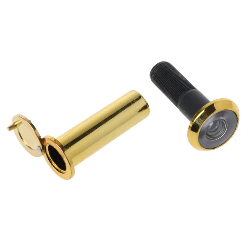 

220 Degree Wide Viewing Angle Door Viewer Privacy Cover Security Door Eye Viewer