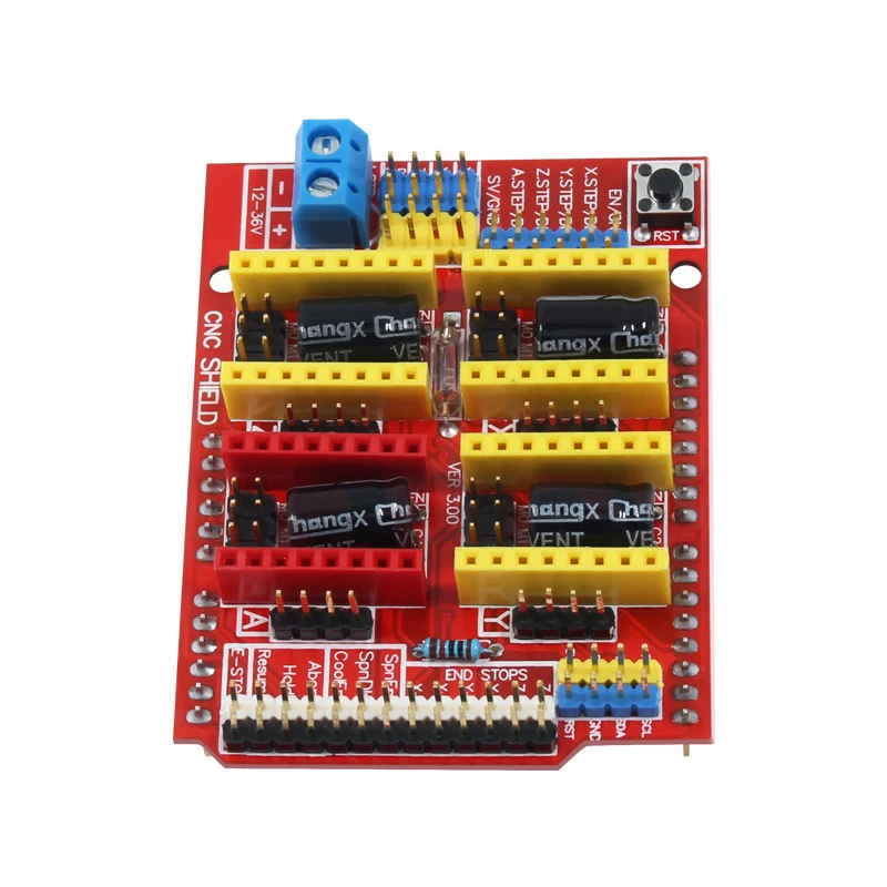 Профессиональный 3d принтер с ЧПУ Комплект UNO R3 плата+ CNC щит v3+ A4988/DRV8825 драйвер двигателя 3d принтер DIY материнская плата лазерный гравер