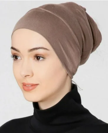 

Мягкая Модальная Трикотажная хлопковая подкладка-труба, простые мусульманские внутренние головные уборы, Женская повязка на голову