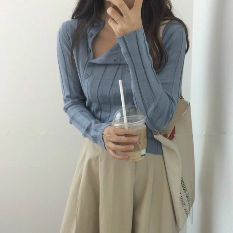 BGTEEVER 2019 осенне-зимний тонкий свитер Женский вязаный джемпер с длинным рукавом и