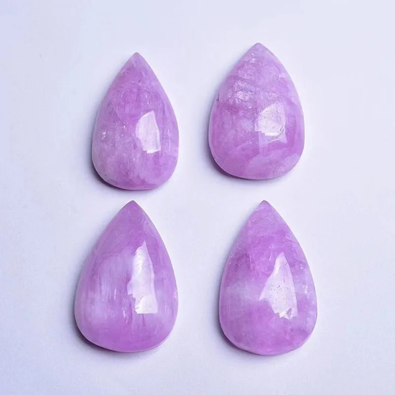 

Natural Purple Spodum Crystal Drop shape Healing stoneCrystal Pendant For Decor