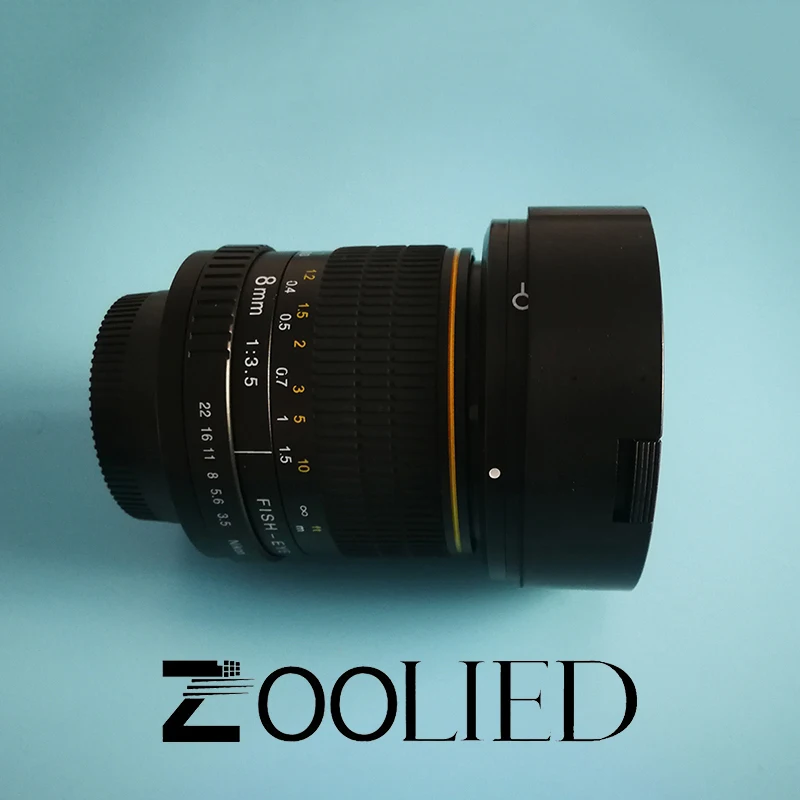 Ультраширокоугольный объектив рыбий глаз для камеры Nikon 8 мм F/3 5 DSLR D3100 D3200 D5200 D5500