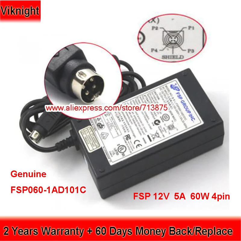 

Оригинальное новое зарядное устройство для тюнера ADB FSP060-1AD101C DEKODER ITI 5800SX, 12 В, 5 А, 60 Вт