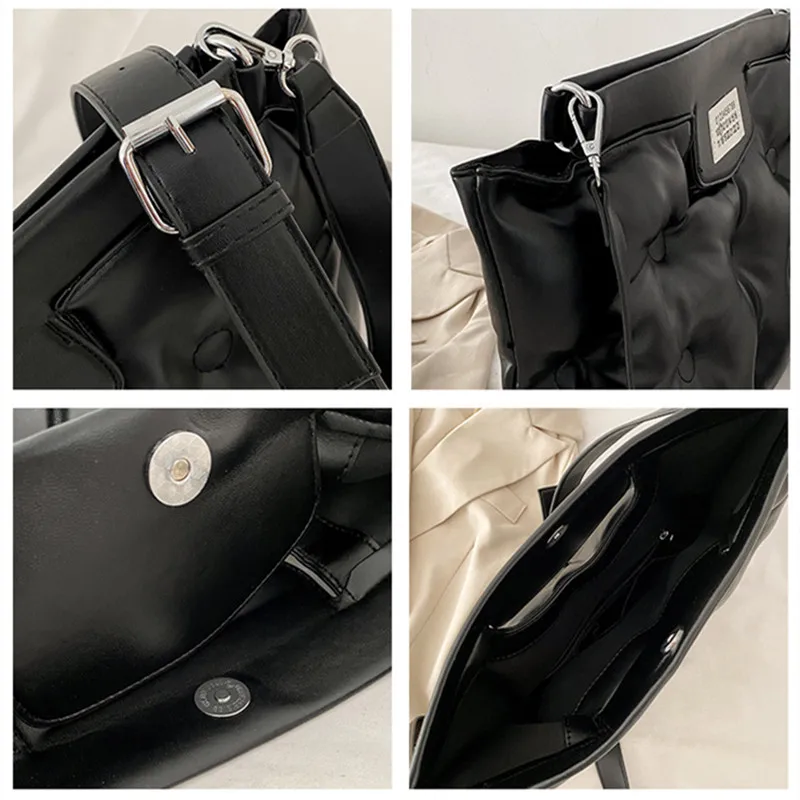 

Black Soft Artificial Leather Messenger Bag Super Bag Ladies Handbags Very Cool Bag Awesome Shoulder Crossbody Bag Lady Tote Bag