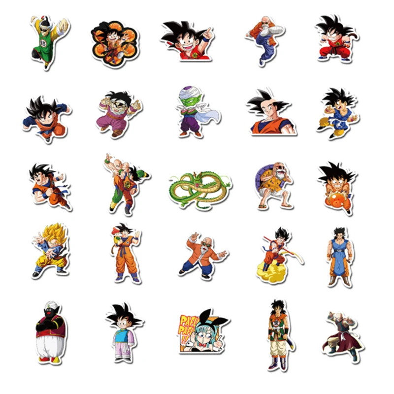 103050pcs anime monkey king graffiti waterproof skateboard travel suitcase phone laptop luggage stickers diy kids girl toys free global shipping