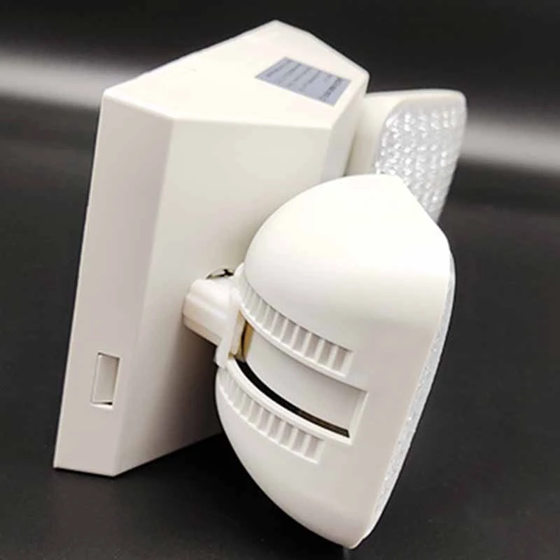 

Emergency Light, Back-Up Battery Emergency Exit Lighting Fixtures with Adjustable Hardwired 2 LED Head Wall Mount