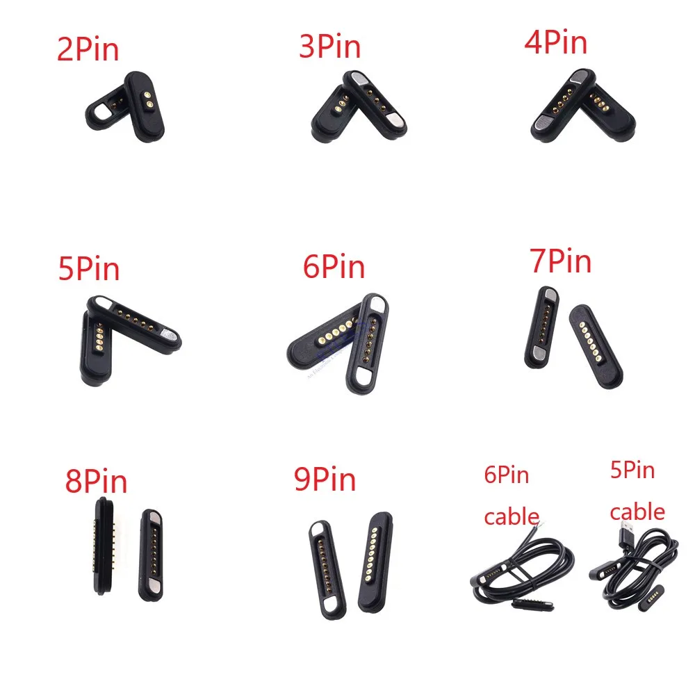 1 компл. Магнитный разъем 2 3 4 5 6-контактный USB-кабель для зарядки и передачи данных