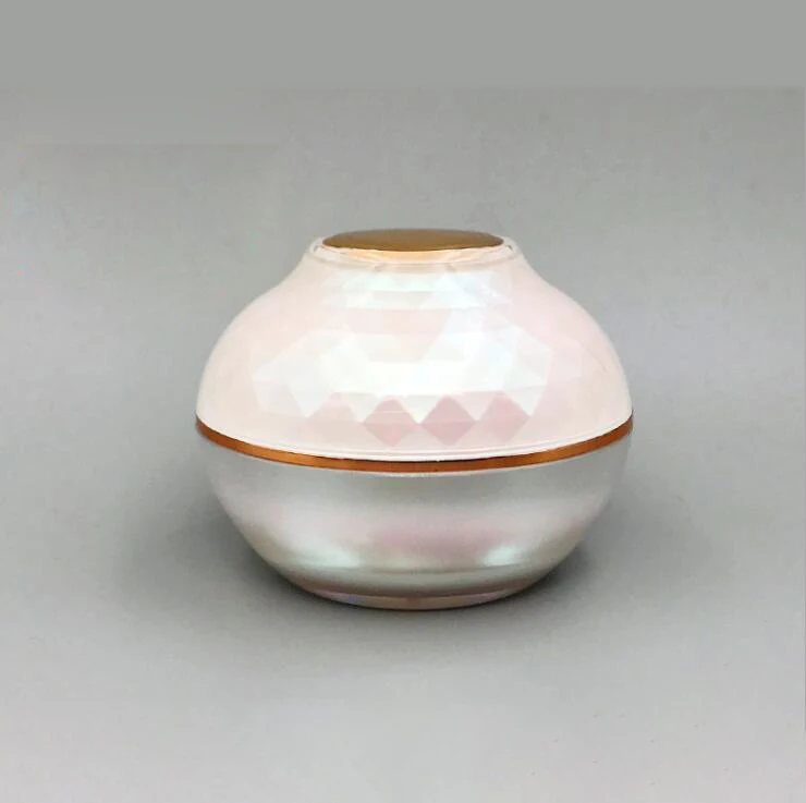 Банка для крема 50 мл пустая пластиковая емкость хранения бисера макияжа и