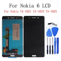 5 5 inch for nokia 6 ta 1021 ta 1033 ta 1025 lcd display touch screen digitizer assembly replacement phone parts repair kit tool