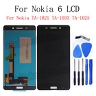 ЖК-дисплей 5,5 дюйма для Nokia 6 TA-1021 TA-1033 TA-1025, сенсорный экран, дигитайзер в сборе, запасные части для телефона, Ремонтный комплект, инструмент