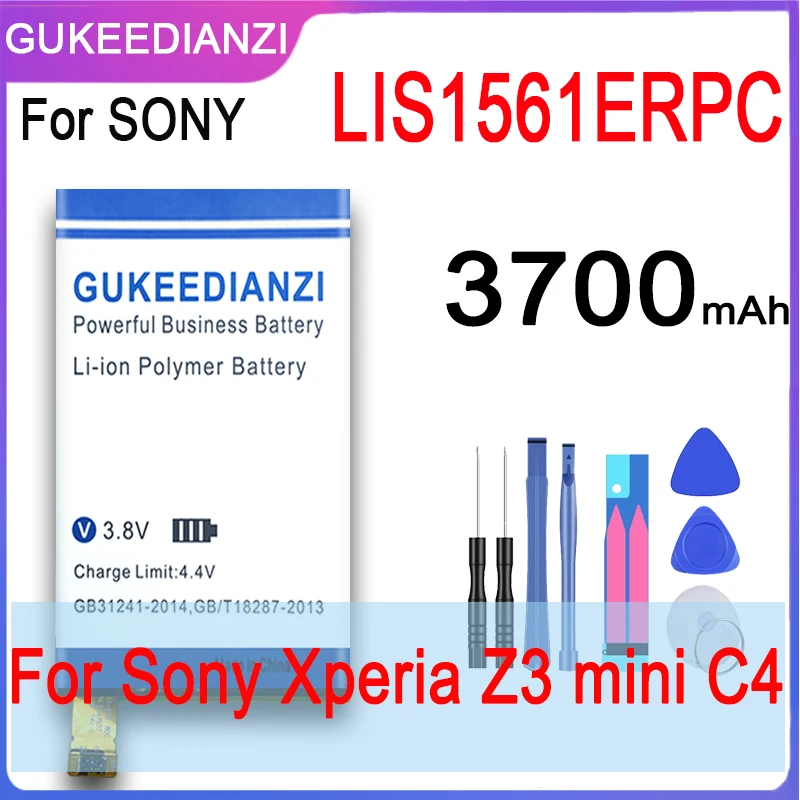 GUKEEDIANZI LIS1561ERPC 3700 мАч батарея для Sony Xperia Z3 компактный мини Z3c M55W Z3mini D5803 D5833 SO 02G / C4 E5333