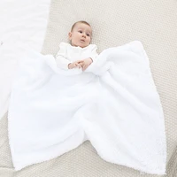 baby blanket absorbent soft bath towel new born comfortable swaddling children wrap quilt double layer thickened cashmere ac32