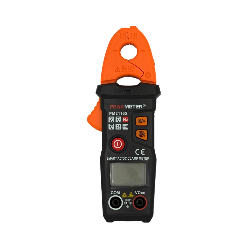 

PM2116S 6000 Counts Mini Digital Clamp Meter With Non Contact Voltage Connector