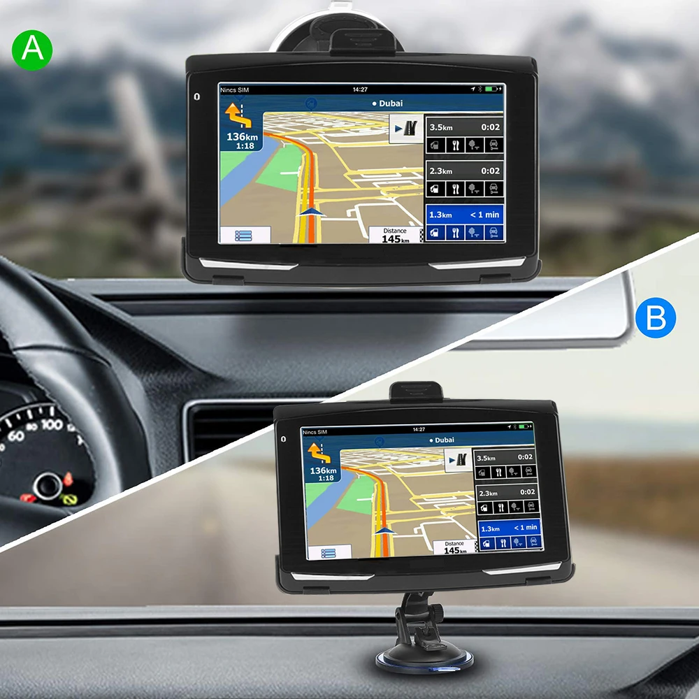 Автомобильный GPS навигатор 5 дюймовый ЖК экран FM спутниковая голосовая навигация