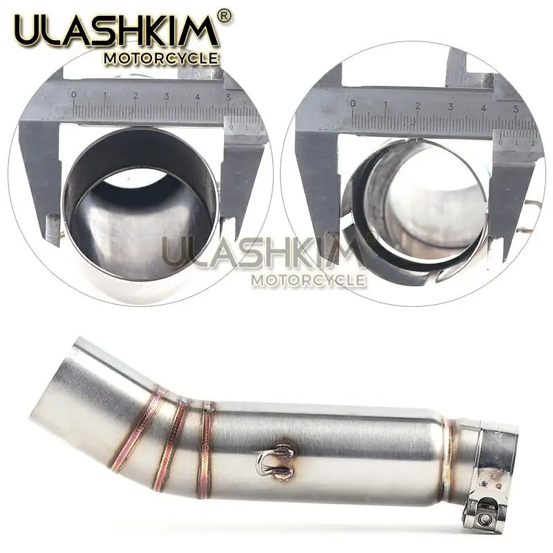 Бесплатная доставка средняя выхлопная труба мотоцикла для HONDA CBR400 CBR500R 2013-2015 CB400