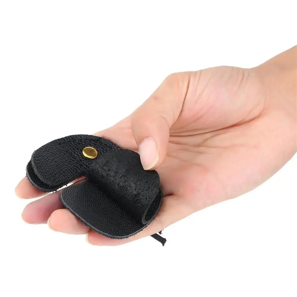 Стрельба из лука пальцевые стрелковые таблички защита для рук Защита бычьей кожи