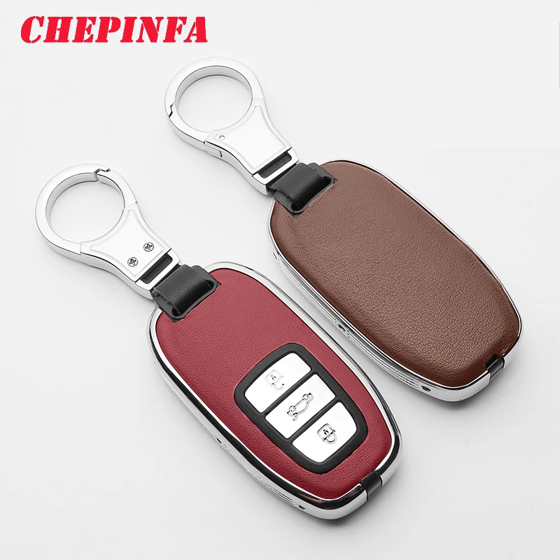 

CHEPINFA Zinc alloy Car Key Case Cover For Audi A3 A4 A5 A6 S5 A7 A8 Quattro Q3 Q5 Q7 RS4 TT 2012 2013 201 2018 2019 Accessories