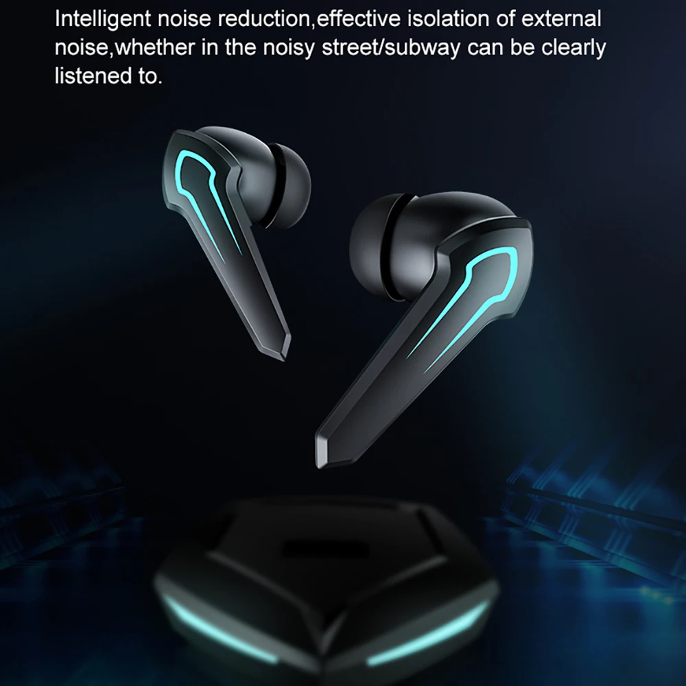 Беспроводные наушники P30 с шумоподавлением игровая гарнитура TWS Bluetooth 5 1