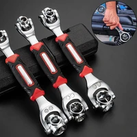 52 in 1 tiger wrench sleeve 360 degree rotation ratchet socket wrench adaptable to screws household auto parts repair tools