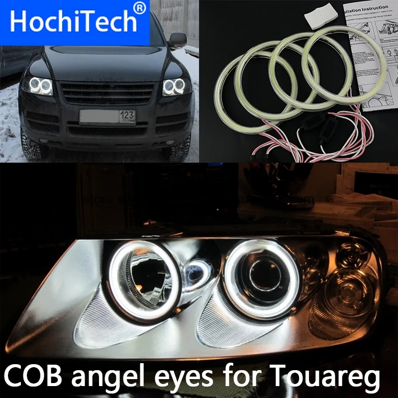 

High Quality COB Led Light White Halo Cob Led Angel Eyes Ring Error Free for Volkswagen Touareg 2003 2004 2005 2006