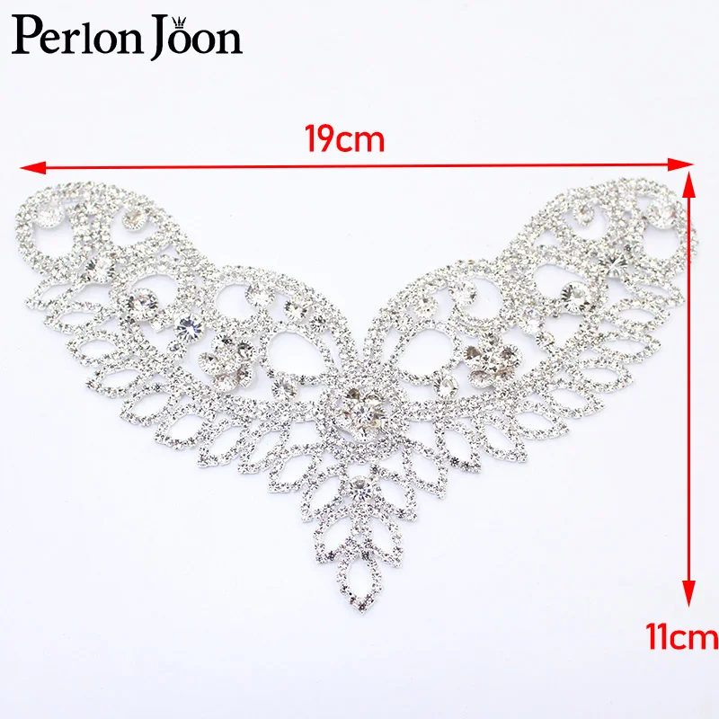 DIY сварочная Хрустальная нашивка стразы вырез для свадебного платья Аксессуары