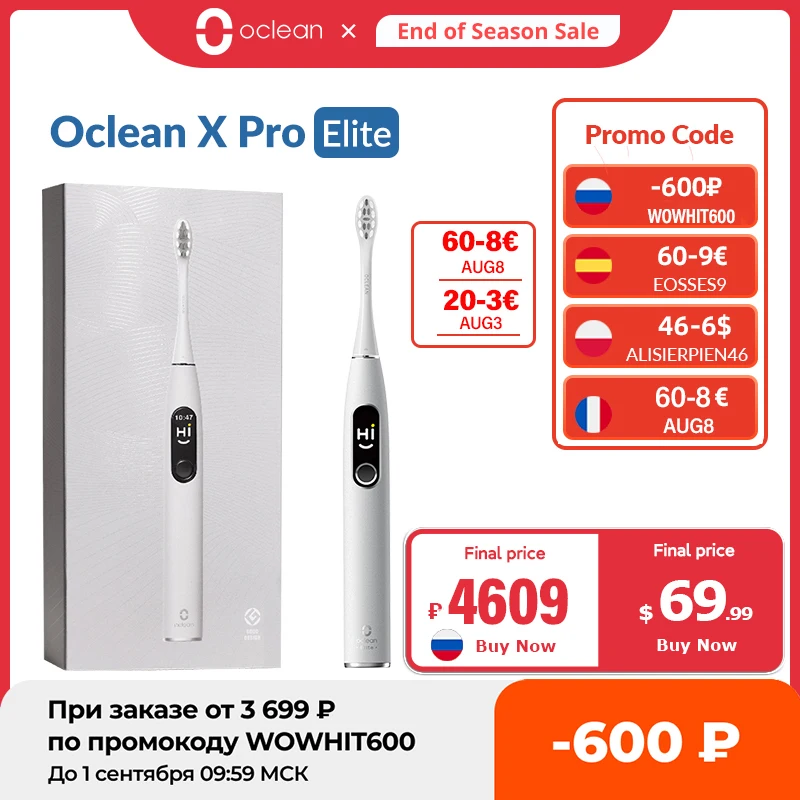 Oclean X Pro Elite Купить В Новосибирске