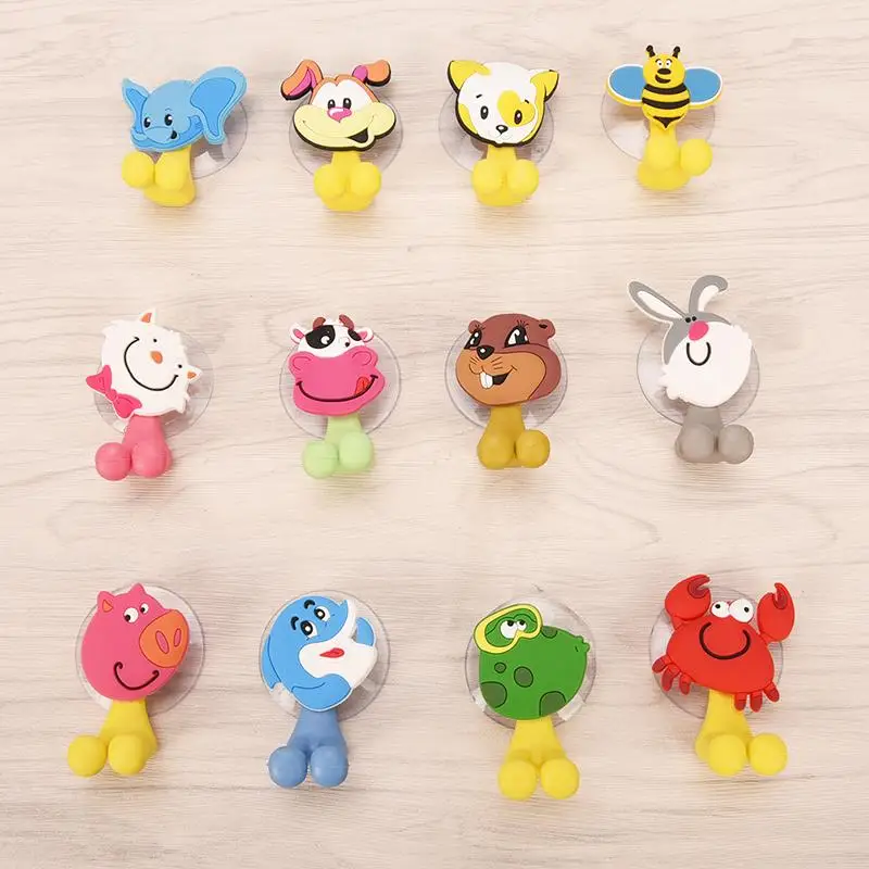 1PC z04 Lovely Creative Wall-Mounted Toothpaste Home Supplies q5 Sucker Products 12Styles Holder |