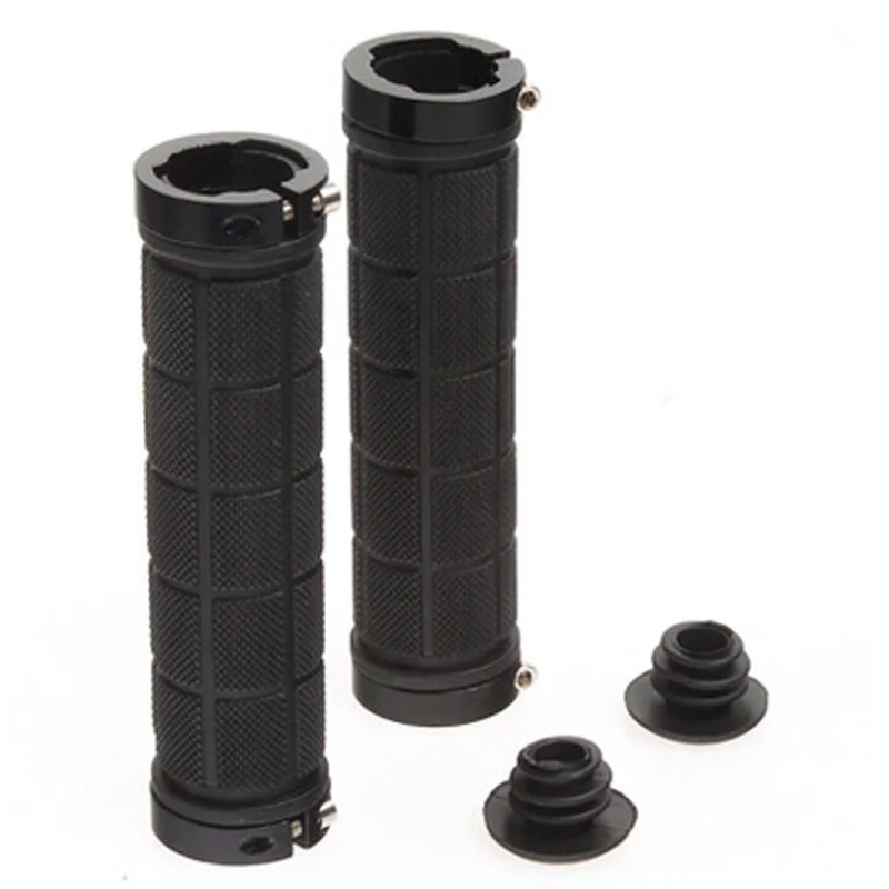 

Mountain Road Cycling Bike Bicycle MTB Handlebar Cover Grips Smooth Soft Rubber Anti-slip Handle Grip Lock Bar End Bike Parts
