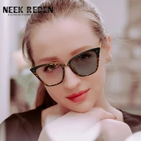 leopard cat eye photochromic reading glasses womens blue light filter resin reader sunglasses with diopter 0 1 0 1 25 4 0