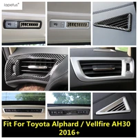 dashboard roof air conditioning ac vent outlet cover trim accessories interior for toyota alphard vellfire ah30 2016 2021