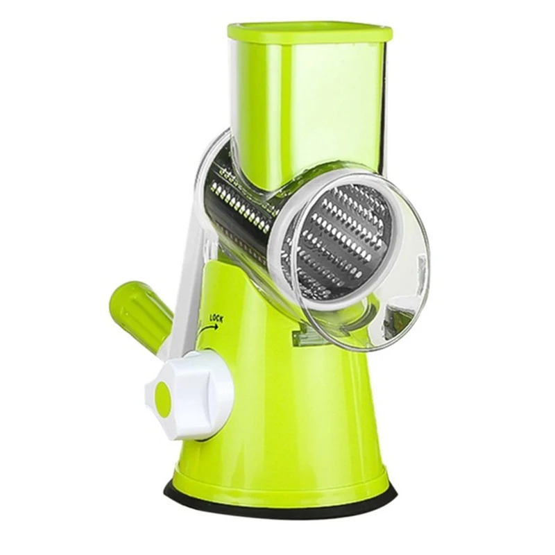 

Multi-function Chopper Manual Rotating Grater Vegetable Fruit Cutter Kitchen Tool HFD889