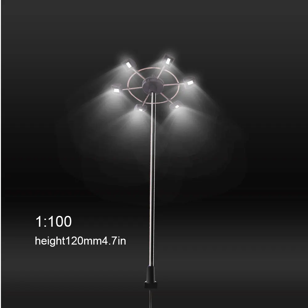 Миниатюрный модельный светильник Ho N 3 в светящаяся башня уличный s макет лэмппост