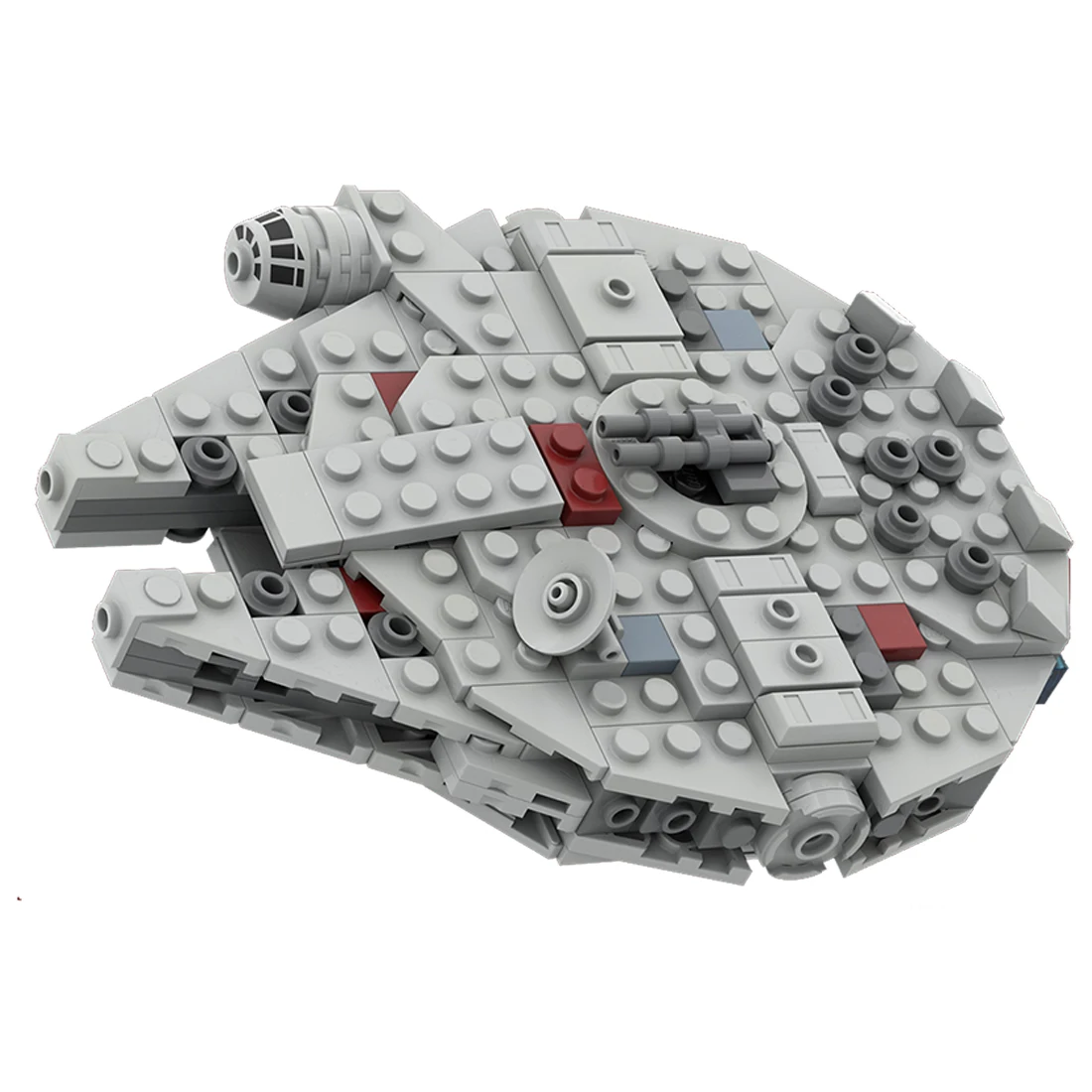 

Authorized MOC-32621 372Pcs Micro Millennium-Falcon Spaceship Model Bricks Kit Building Blocks Set (Designed by Ron_mcphatty)