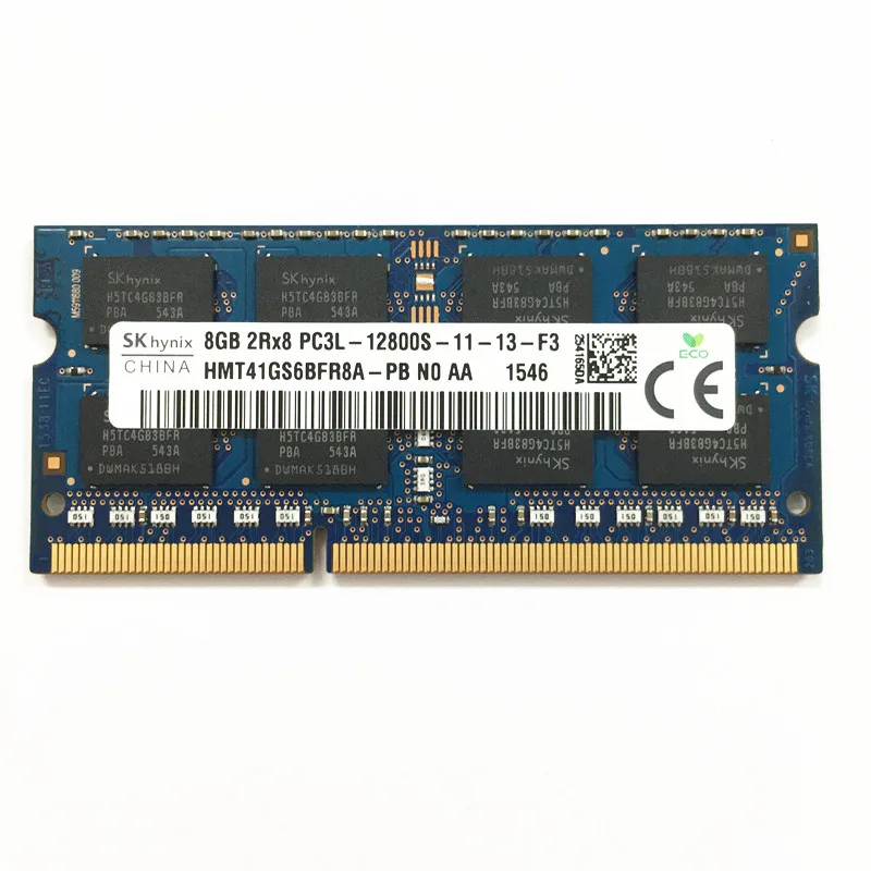 Тетрадь ОЗУ Sk hynix memoria DDR3 8 Гб 2RX8 PC3L 12800S 1600 МГц 1 35 V ГБ может использоваться как