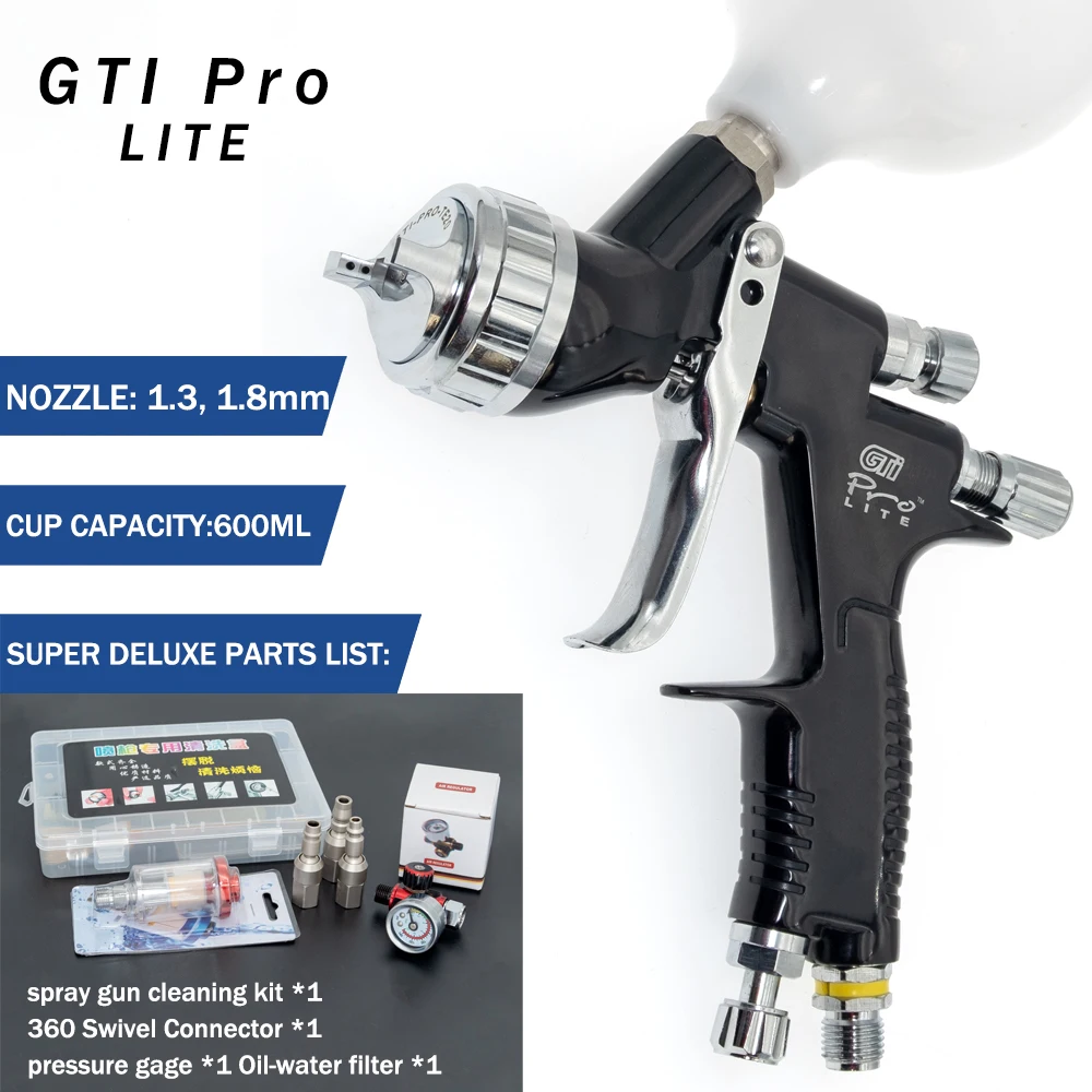 Высококачественный пистолет-распылитель для автомобилей GTI Pro 1 3/1 8 мм сопло