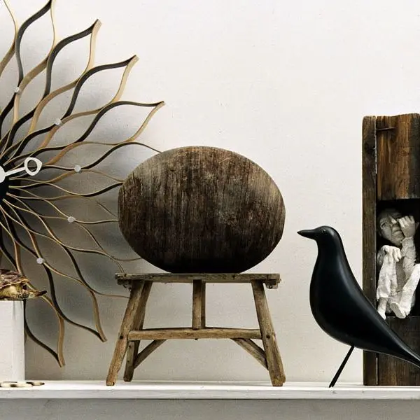 Датская декоративная птица многоцветная домашний креативный декор деревянная